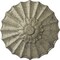 Ekena Millwork Shakuras Ceiling Medallion (Fits Canopies up to 1 3/8"), 9"OD x 1 3/8"P, Castle Stone Crackle CM09SHCSC - alternate 1